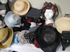 A good lot of hats and scarves.
