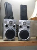 Two pairs of speakers.