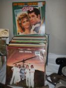 A quantity of LP records.