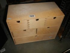 A six drawer craft storage chest. COLLECT ONLY.