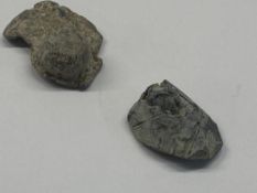 A Roman lead wall decoration