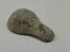 A large Roman pear shaped weight