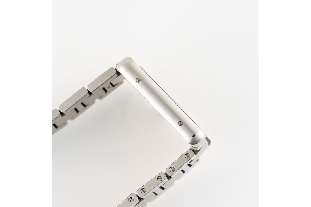A UNISEX STAINLESS STEEL CARTIER TANK SOLO BRACELET WATCH DATED 2017, REF. 3169 WITH ORIGINAL - Image 6 of 9