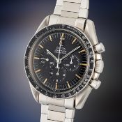 A GENTLEMAN'S SIZE STAINLESS STEEL OMEGA SPEEDMASTER PROFESSIONAL 