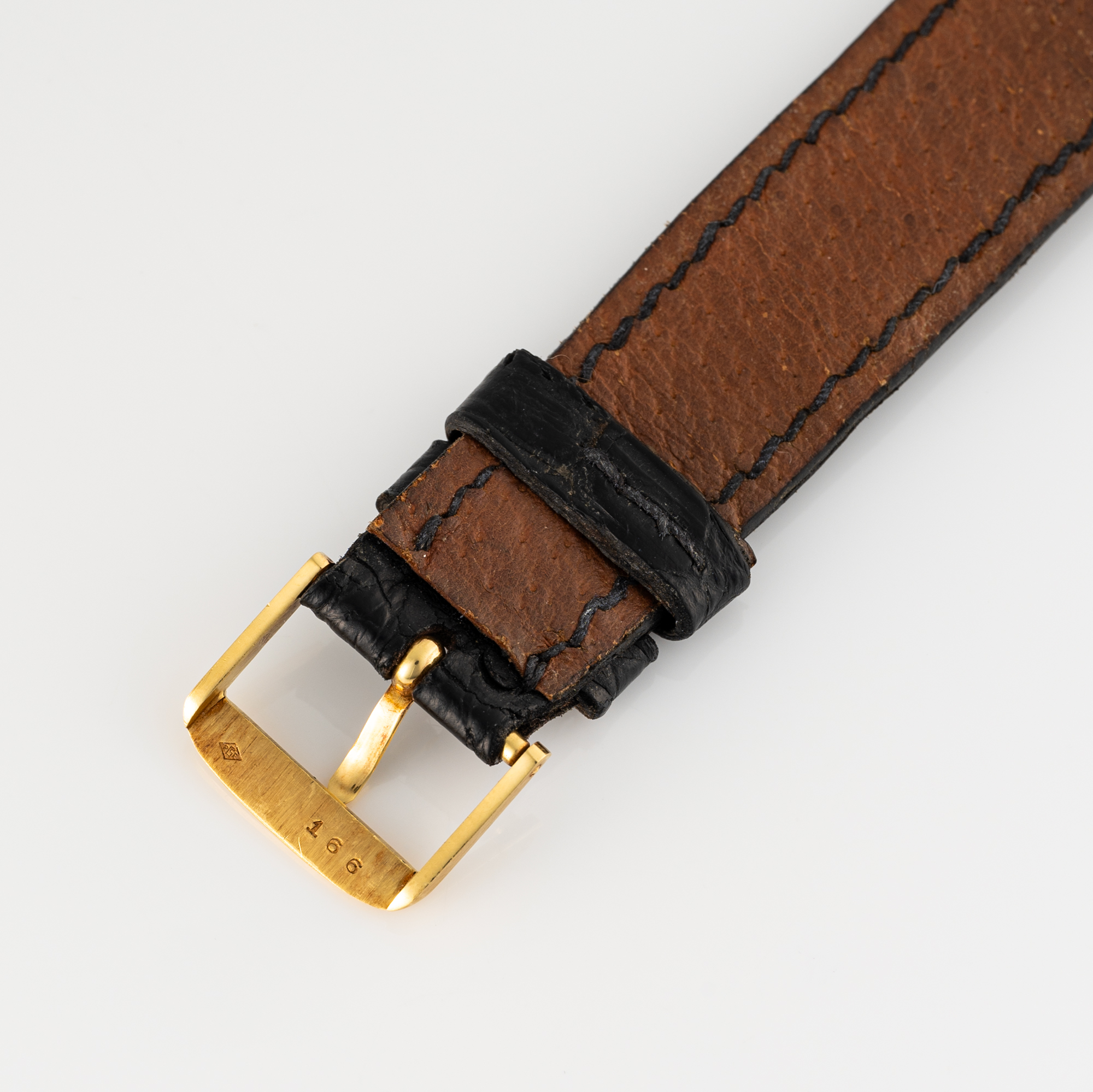 A VERY RARE GENTLEMAN'S SIZE 18K SOLID GOLD BREGUET CLASSIQUE EXTRA PLAT SKELETONISED WRIST WATCH - Image 8 of 9