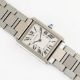 A UNISEX STAINLESS STEEL CARTIER TANK SOLO BRACELET WATCH DATED 2017, REF. 3169 WITH ORIGINAL - Image 3 of 9