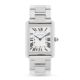 A UNISEX STAINLESS STEEL CARTIER TANK SOLO BRACELET WATCH DATED 2017, REF. 3169 WITH ORIGINAL - Image 2 of 9