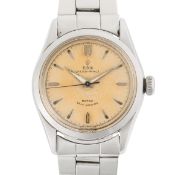 A GENTLEMAN'S SIZE STAINLESS STEEL TUDOR OYSTER PRINCE SELF WINDING BRACELET WATCH CIRCA 1950s, REF.