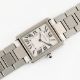 A UNISEX STAINLESS STEEL CARTIER TANK SOLO BRACELET WATCH DATED 2017, REF. 3169 WITH ORIGINAL - Image 4 of 9