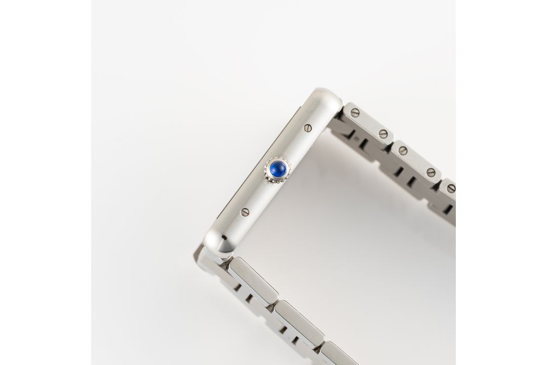 A UNISEX STAINLESS STEEL CARTIER TANK SOLO BRACELET WATCH DATED 2017, REF. 3169 WITH ORIGINAL - Image 5 of 9