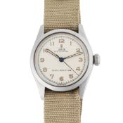 A GENTLEMAN'S MID SIZE STAINLESS STEEL TUDOR OYSTER ROYAL WRIST WATCH CIRCA 1950, REF. 7903