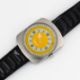 A GENTLEMAN'S SIZE STAINLESS STEEL LONGINES COMET YELLOW WRIST WATCH CIRCA 1970, REF. 8475 Movement: - Image 3 of 8