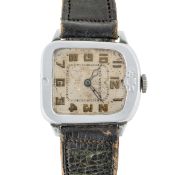 A GENTLEMAN'S SIZE H. DIDISHEIM CO CHEVROLET RADIATOR / GRILLE WRIST WATCH CIRCA 1927, ENGRAVED 'FOR