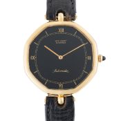 A RARE GENTLEMAN'S SIZE 18K SOLID YELLOW GOLD GERALD GENTA AUTOMATIC WRIST WATCH CIRCA 1980s, REF.