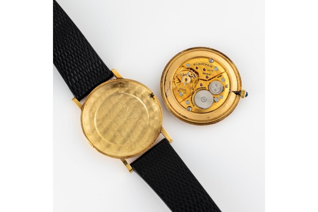 A GENTLEMAN'S SIZE 18K SOLID GOLD BLANCPAIN WRIST WATCH CIRCA 1970s, MADE FOR LUCIEN PICCARD - Image 8 of 8