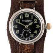 A GENTLEMAN'S SIZE SOLID SILVER ZENITH BIRCH & GAYDON LAND & WATER 