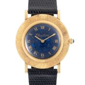 A GENTLEMAN'S SIZE 18K SOLID GOLD BLANCPAIN WRIST WATCH CIRCA 1970s, MADE FOR LUCIEN PICCARD