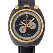 A GENTLEMAN'S SIZE PVD COATED, STEEL & GOLD PLATED SORNA JACKY ICXX EASY-RIDER CHRONOGRAPH WRIST