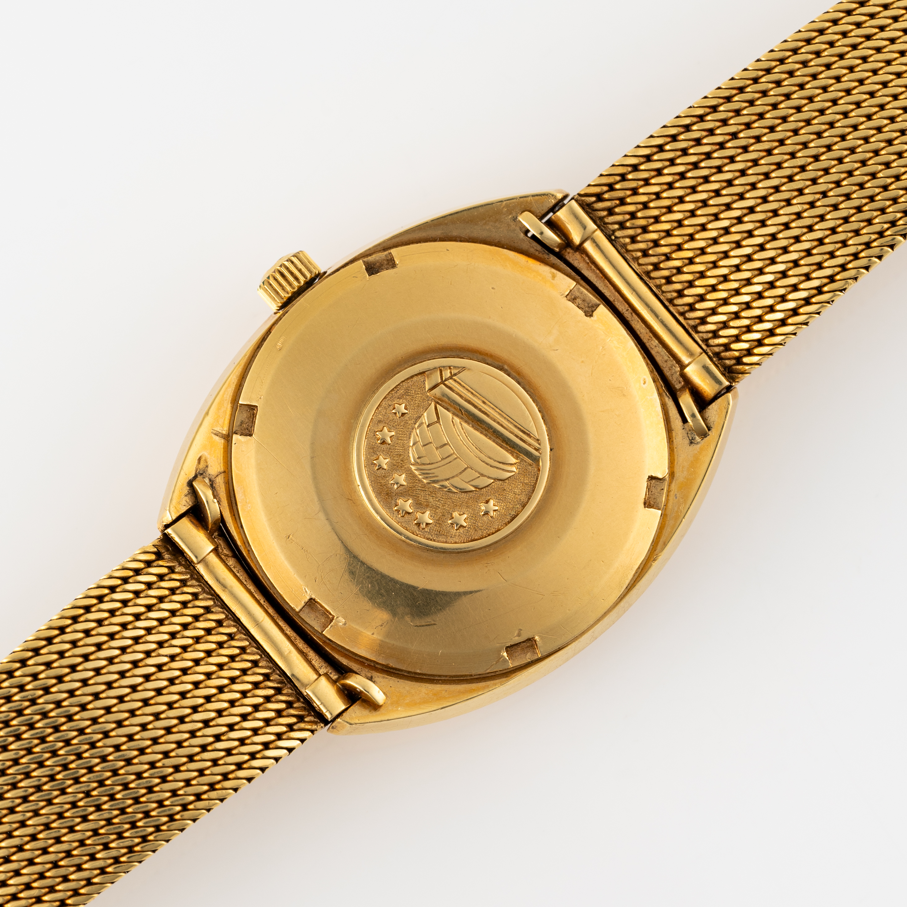 A GENTLEMAN'S SIZE 18K SOLID GOLD OMEGA CONSTELLATION AUTOMATIC CHRONOMETER DAY DATE BRACELET - Image 7 of 9
