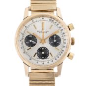 A GENTLEMAN'S GOLD PLATED BREITLING 