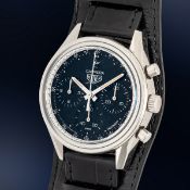 A RARE GENTLEMAN'S SIZE STAINLESS STEEL TAG HEUER X FRAGMENT DESIGN CARRERA AUTOMATIC CHRONOGRAPH