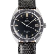 A GENTLEMAN'S SIZE STAINLESS STEEL OMEGA SEAMASTER 120 AUTOMATIC DATE WRIST WATCH CIRCA 1968, REF.