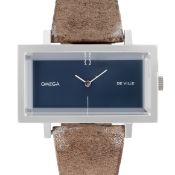 A STAINLESS STEEL OMEGA DE VILLE WRIST WATCH CIRCA 1970s, REF. 511.0383 DESIGNED BY ANDREW GRIMA