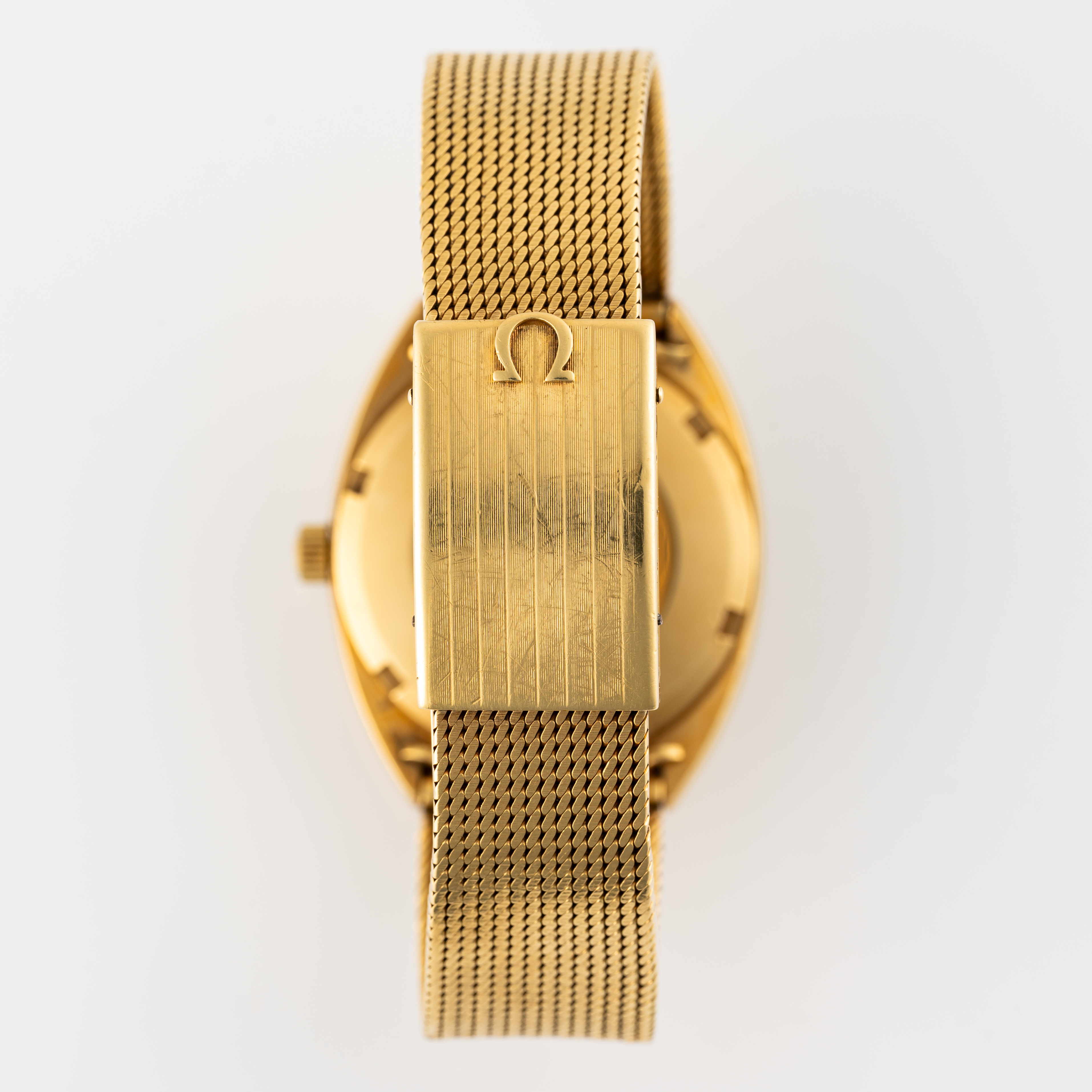 A GENTLEMAN'S SIZE 18K SOLID GOLD OMEGA CONSTELLATION AUTOMATIC CHRONOMETER DAY DATE BRACELET - Image 9 of 9