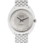 A GENTLEMAN'S SIZE STAINLESS STEEL ZENITH CAPTAIN AUTOMATIC CHRONOMETRE BRACELET WATCH CIRCA 1970