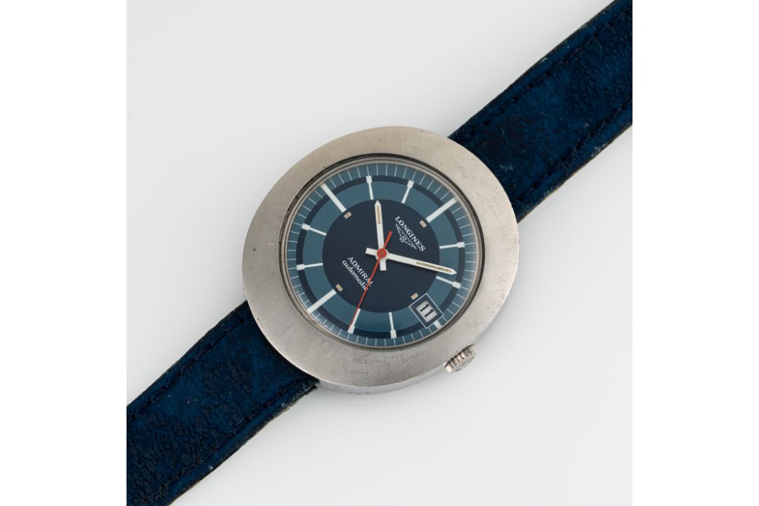 A GENTLEMAN'S SIZE STAINLESS STEEL LONGINES ADMIRAL AUTOMATIC WRIST WATCH CIRCA 1969 Movement: - Image 4 of 7