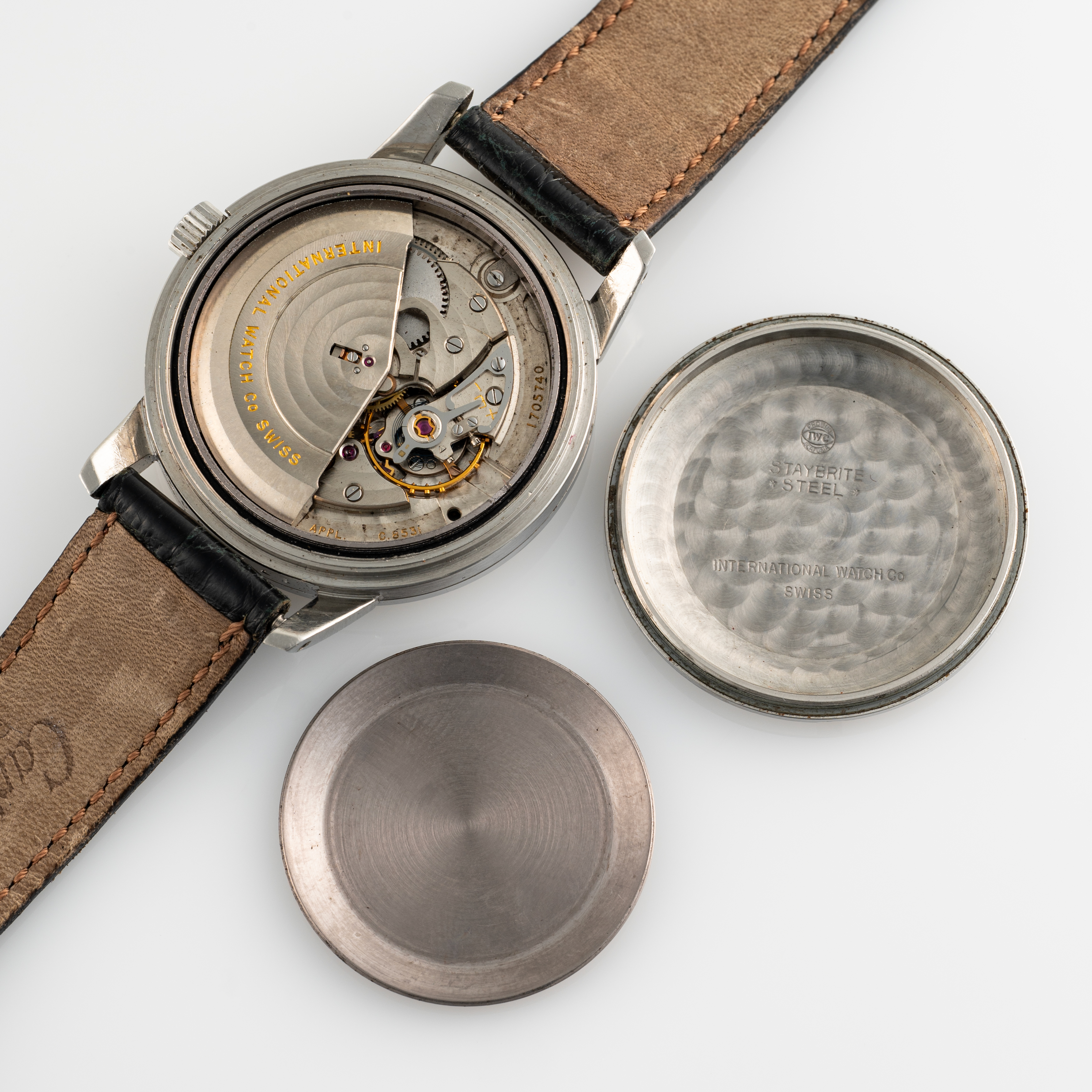 A GENTLEMAN'S STAINLESS STEEL IWC INGENIEUR AUTOMATIC WRIST WATCH CIRCA 1960s, REF. 666 WITH - Image 9 of 10