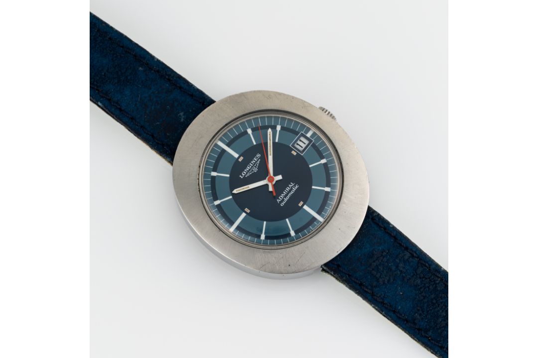 A GENTLEMAN'S SIZE STAINLESS STEEL LONGINES ADMIRAL AUTOMATIC WRIST WATCH CIRCA 1969 Movement: - Image 3 of 7