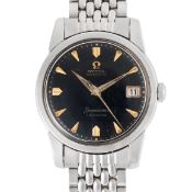 A GENTLEMAN'S SIZE STAINLESS STEEL OMEGA SEAMASTER CALENDAR BRACELET WATCH CIRCA 1960, REF. 2849/