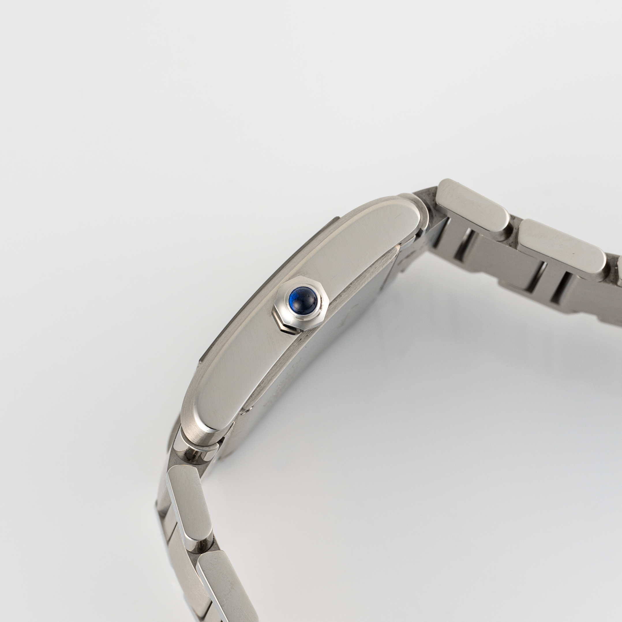 A GENTLEMAN'S SIZE STAINLESS STEEL CARTIER TANK FRANCAISE AUTOMATIC BRACELET WATCH DATED 2024, - Image 6 of 9