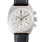 A GENTLEMAN'S SIZE STAINLESS STEEL OMEGA SEAMASTER CHRONOGRAPH WRIST WATCH CIRCA 1968, REF. 145.