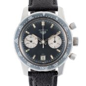 A GENTLEMAN'S SIZE STAINLESS STEEL HEUER AUTAVIA CHRONOGRAPH WRIST WATCH  CIRCA 1968, REF. 7863C