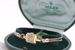 Vintage Rolex Precision 18ct Yellow Gold Manual Wind with box and Papers