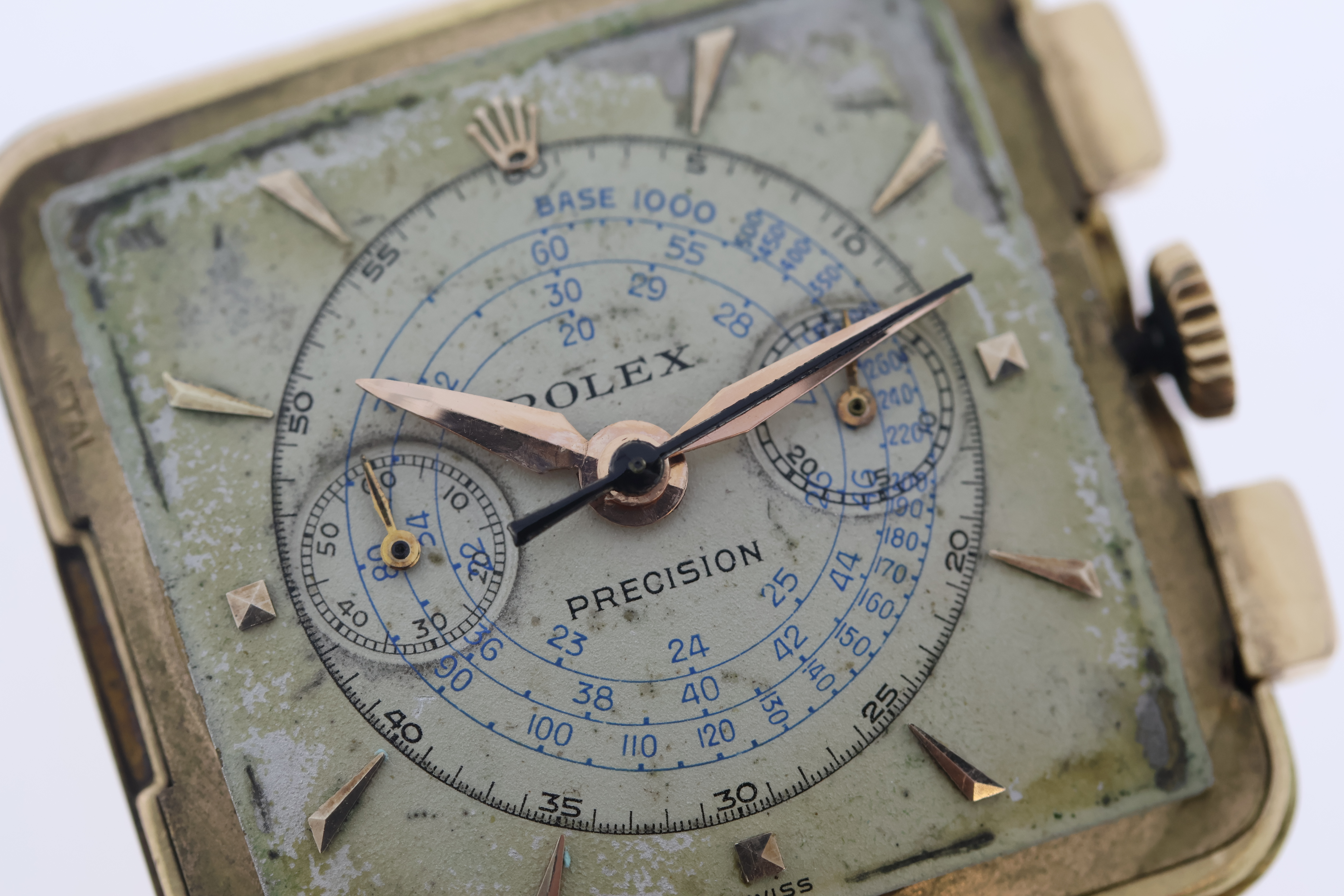 Highly Rare Rolex Precision 'Gabus' 18ct Rose Gold Reference 8206 Circa 1950 - Image 10 of 19