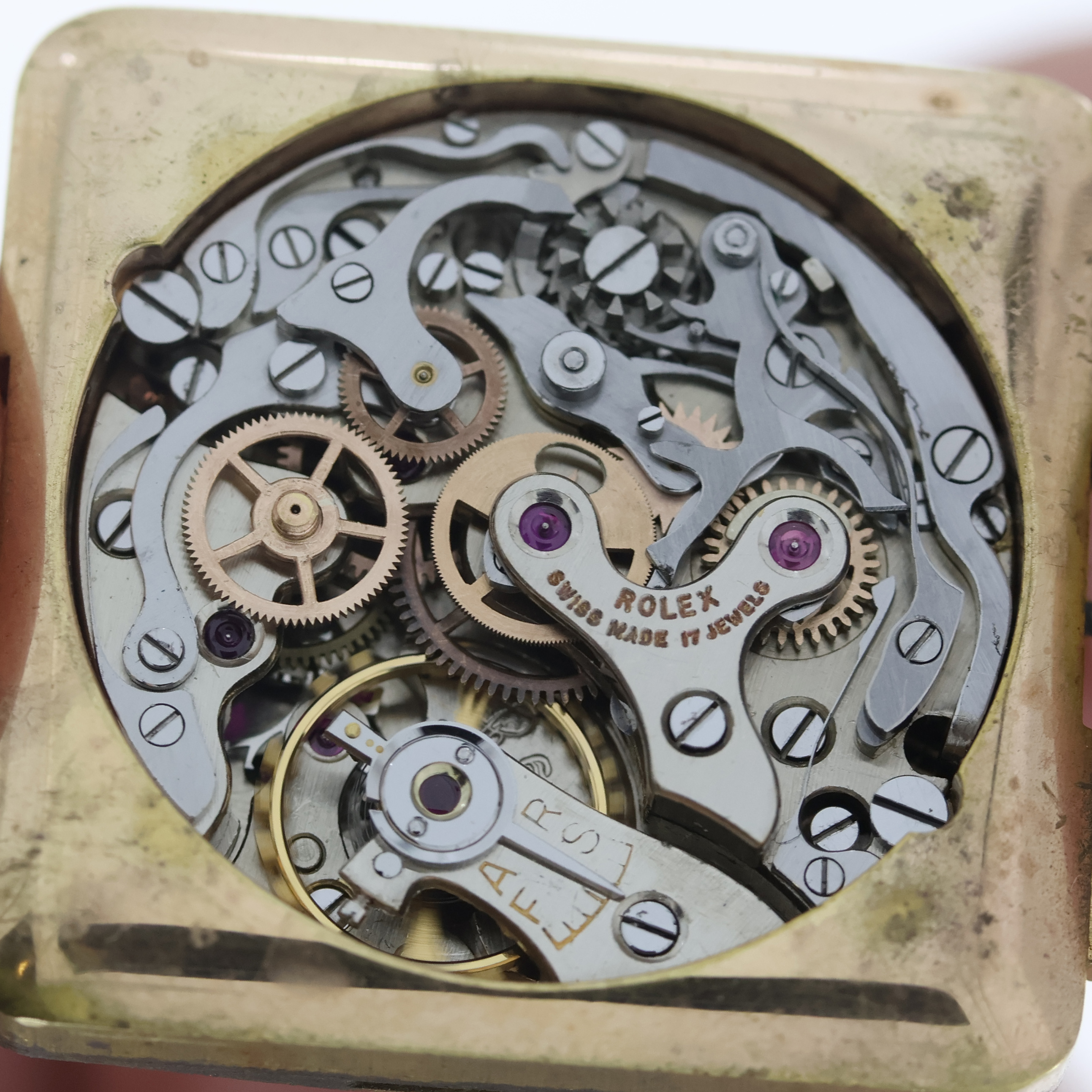 Highly Rare Rolex Precision 'Gabus' 18ct Rose Gold Reference 8206 Circa 1950 - Image 18 of 19