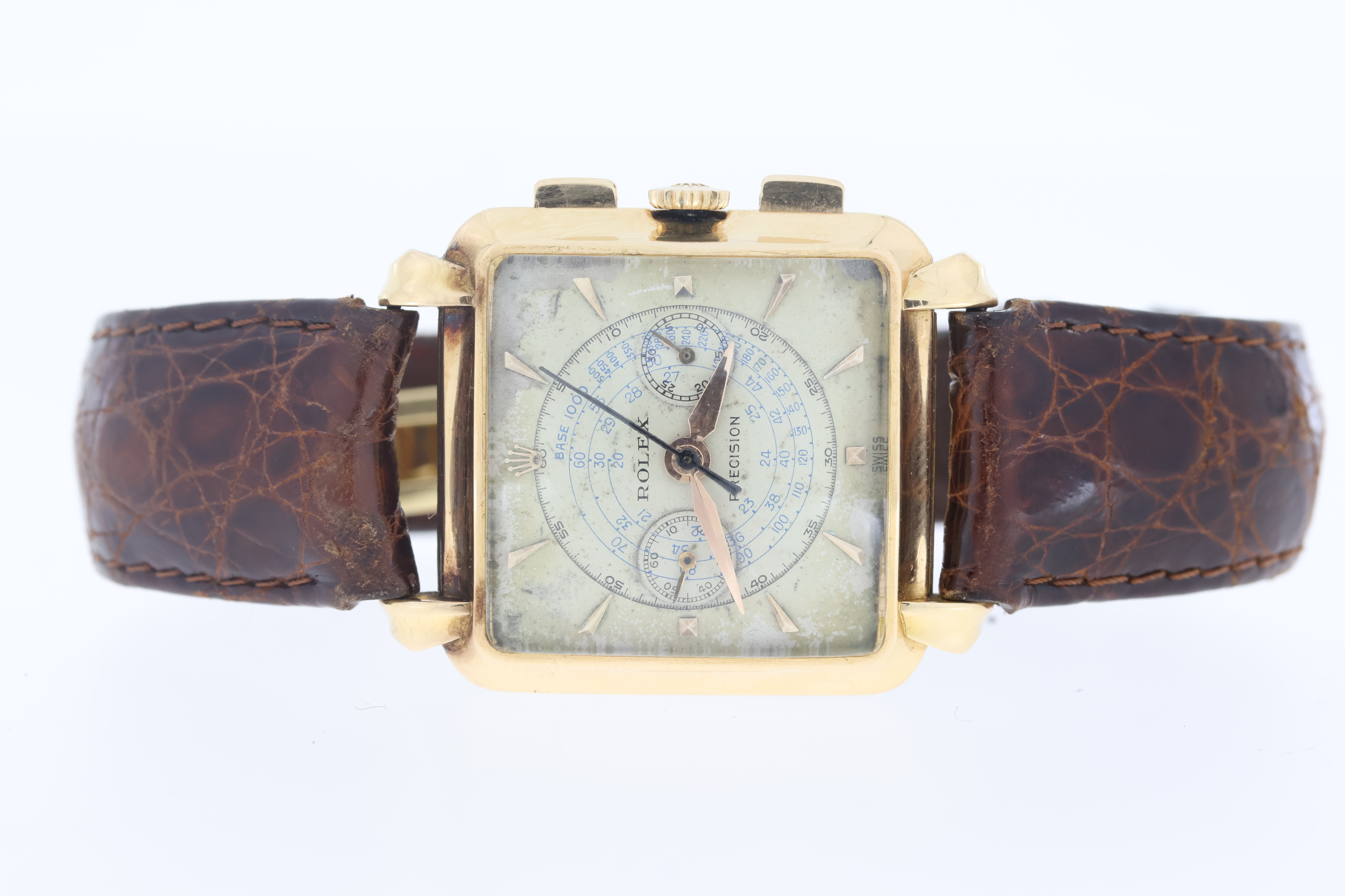 Highly Rare Rolex Precision 'Gabus' 18ct Rose Gold Reference 8206 Circa 1950 - Image 2 of 19