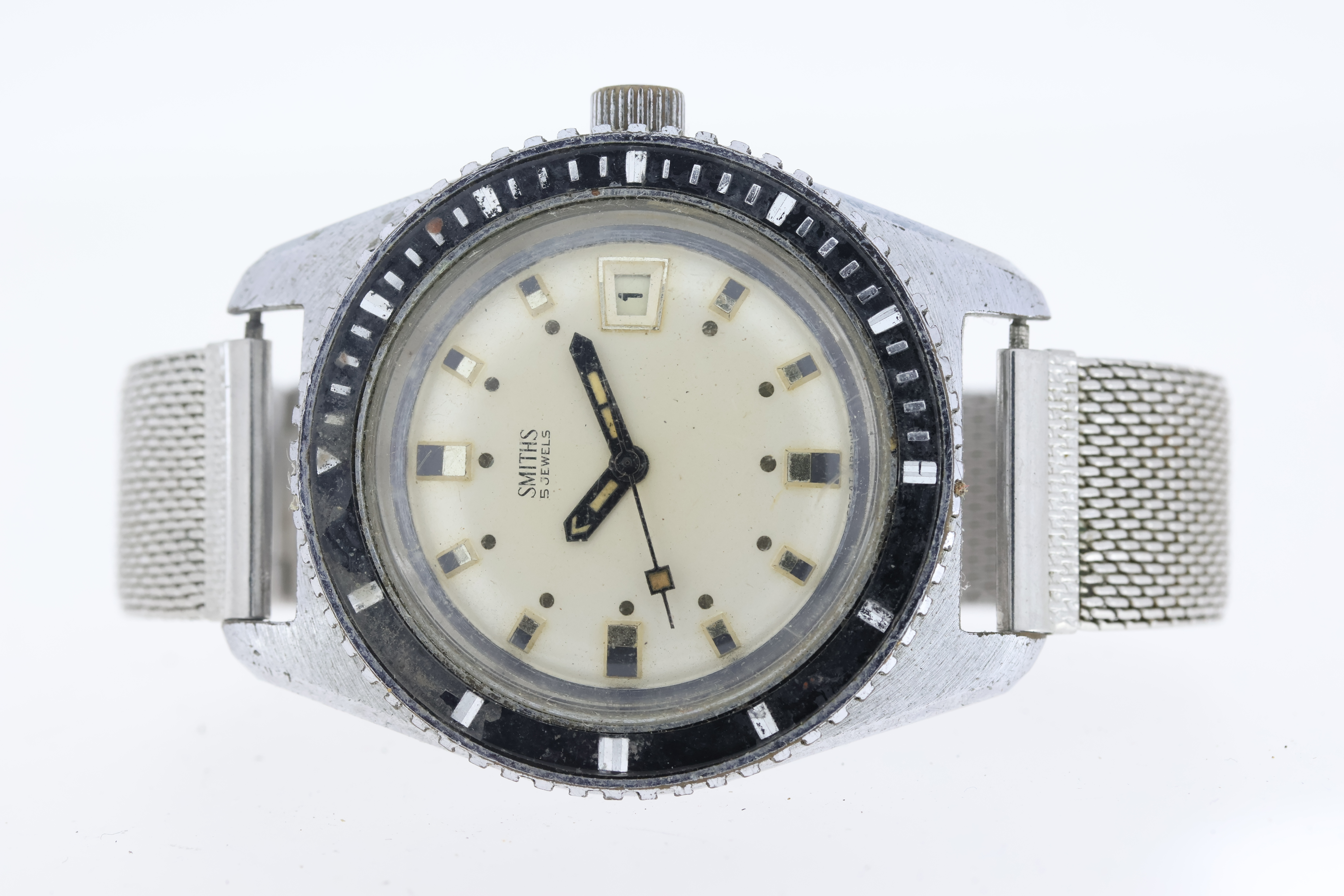 Job lot of 5 watches including Seiko, Smiths, Junghans & more. *AS FOUND* - Image 3 of 6