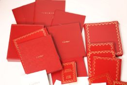 *To Be Sold Without Reserve* Cartier A large selection of booklets, holders and assorted papers