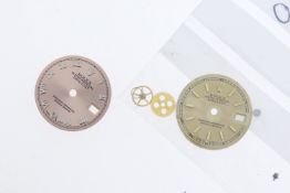 Two Rolex Ladies Datejust 26 dials, champange in poor condition, rose dial in great condition