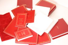 *To Be Sold Without Reserve* Cartier A large selection of booklets, holders and assorted papers
