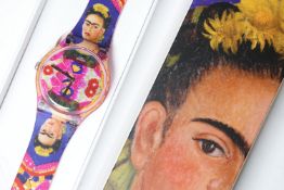Swatch The Frame' by Frida. Quartz with box