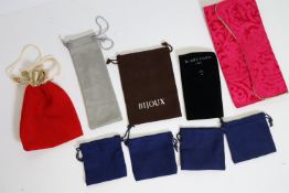 *To Be Sold Without Reserve* Job lot of jewellery and watch pouches