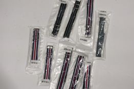 *To Be Sold Without Reserve* A job lot of 11 various nato watch straps.