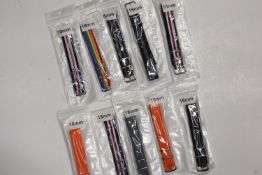 *To Be Sold Without Reserve* A job lot of 10 various nato watch straps.
