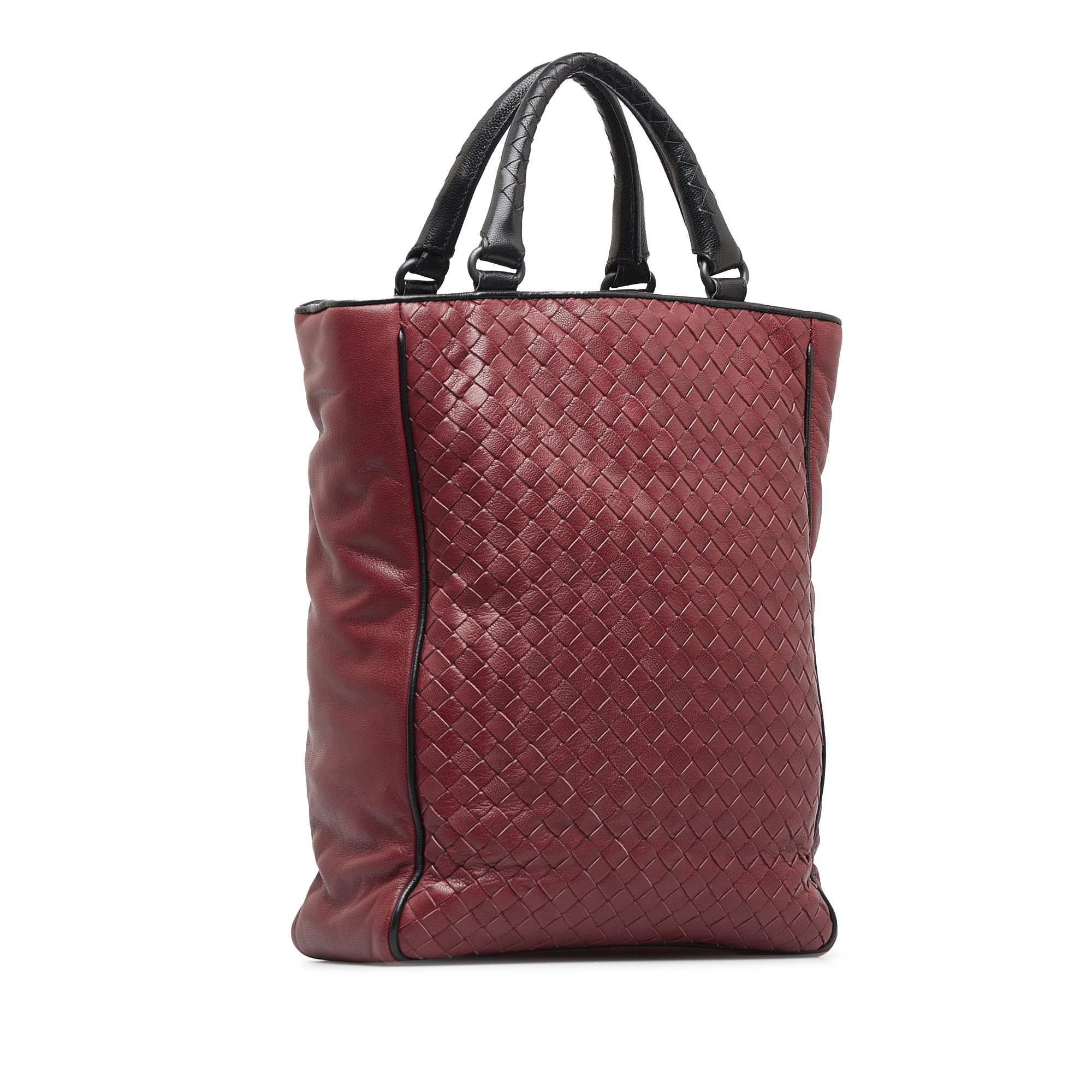 Bottega Veneta Intrecciato Satchel This satchel features a woven leather body, rolled leather - Image 2 of 11