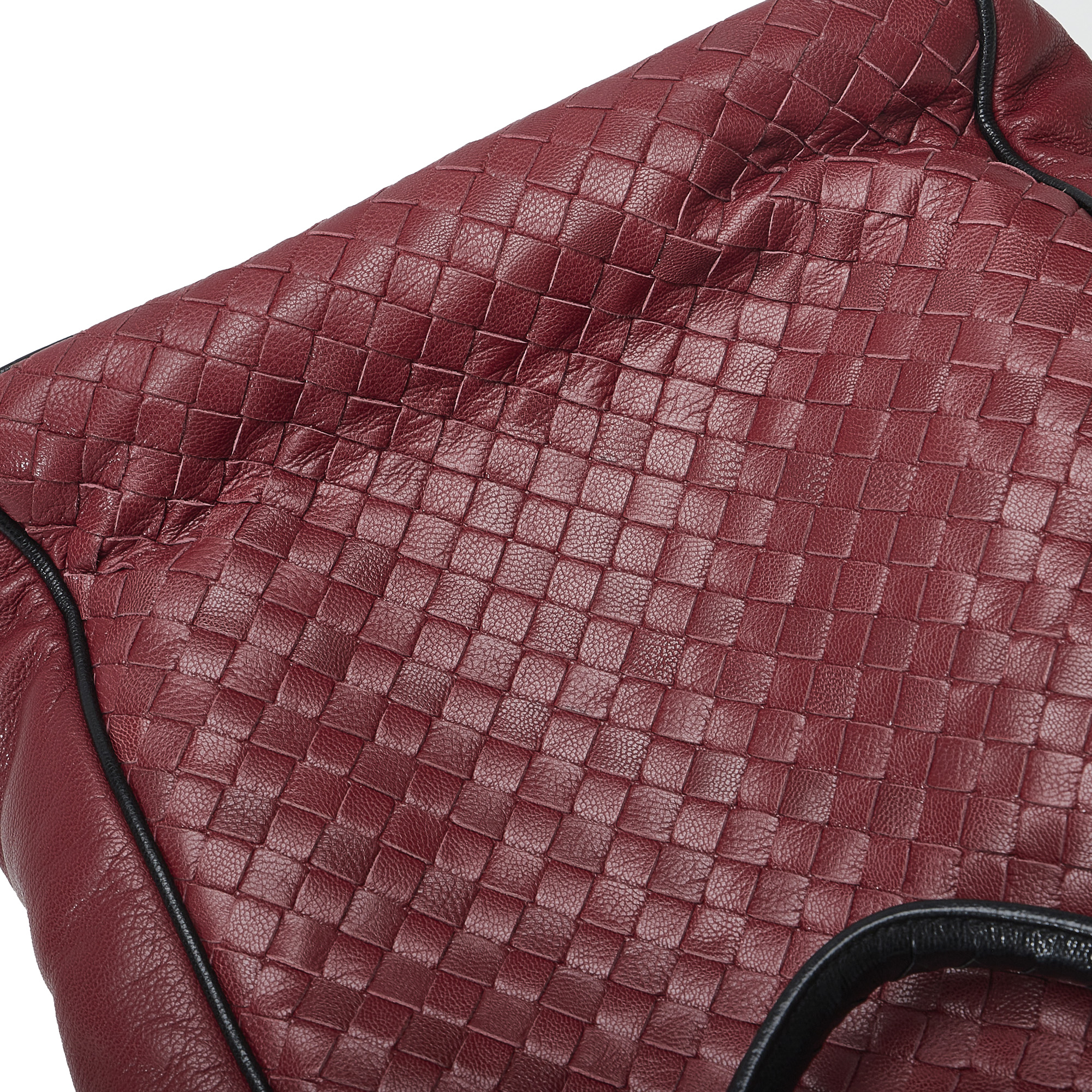 Bottega Veneta Intrecciato Satchel This satchel features a woven leather body, rolled leather - Image 10 of 11